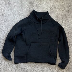 Athleta Black Quilted Hoodie